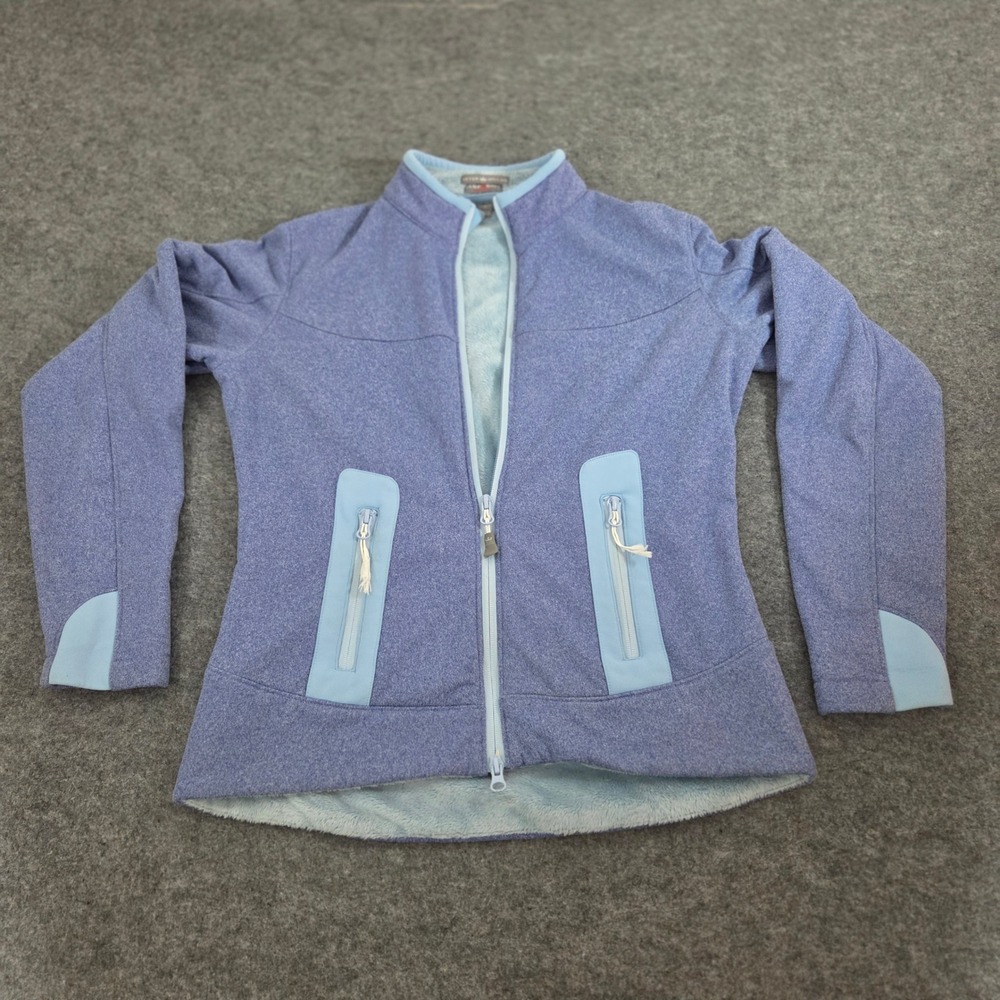 Peter Millar Women's Small Element 4 Warmth Full Zip Jacket Sherpa Lined Purple
